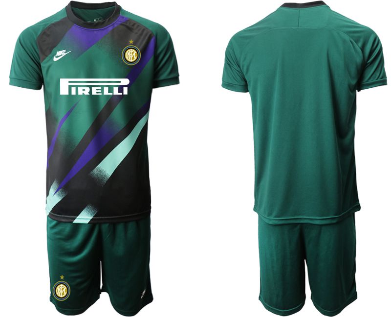 Men 2020-2021 club Inter Milan Dark green goalkeeper Soccer Jerseys